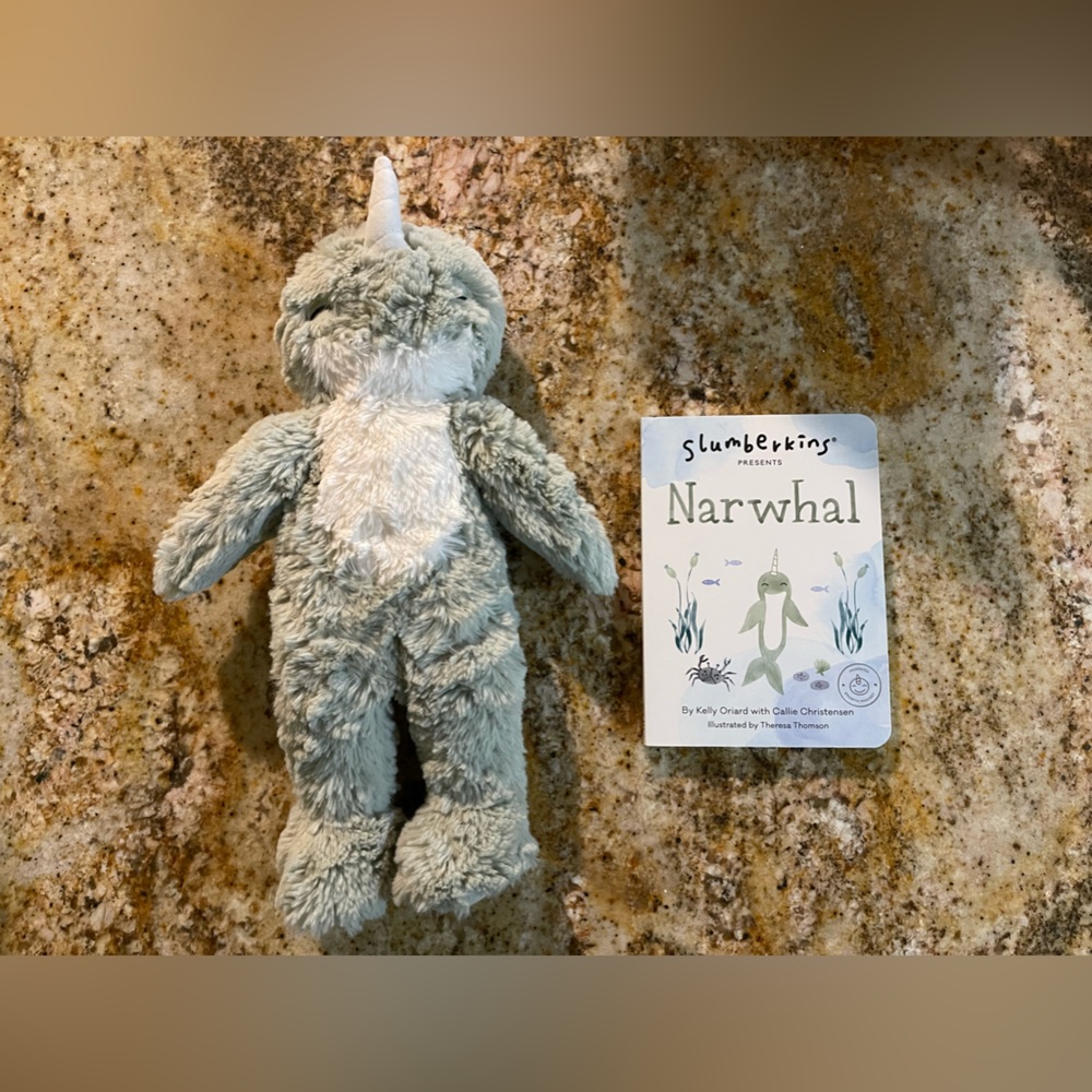 Slumberkins Narwhal + book